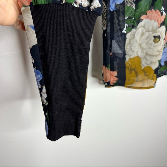 Cabi 3762 Snake Charmer Floral Sheer Blouse Sz Medium - Picture 4 of 8